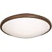 Maxim 87011OI Rim Plus ES 2-Light Flush Mount Oil Rubbed Bronze White Glass