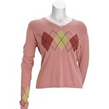 Tehama V-Neck Argyle Sweater