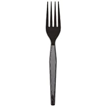 Dixie FH517 Heavy Weight Polystyrene Fork, 7.13" Length, Black (Case of 1,000)
