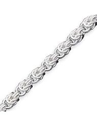 Sterling Silver 7.75 Inch Polished Fancy Link Toggle Bracelet - 7.75 Inch