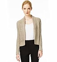 Autograph Open Front Metallic Effect Cardigan