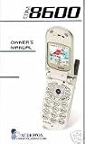 Users Guide Owner's Manual Com 8600 Audiovox Cell Phone