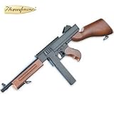 Thompson M1 Spring Airsoft Submachine Gun W/ Rail airsoft gun
