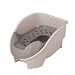Pet Supplies : Kitty Litter Box (Beige/Taupe) (16.7"H x 12.2"W x 8.8"D)