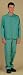 Zipper Pants - Stanco 36" X 32" 9oz Green Cotton Sateen Pants W/Zipper Closure & 2 Rear & Front Pockets