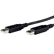1.8M USB 2.0 Data Cable A Male to A Male - Black [PC]