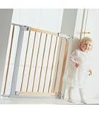 Babydan Designer Indicator Gate Silver & Beech