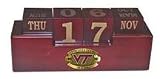 NCAA Virginia Tech Hokies Wooden Desk Calendar