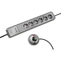 Brennenstuhl ECO Line Steckdosenleiste (6-fach, 2,0 m) grau