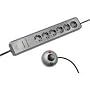 Brennenstuhl ECO Line Steckdosenleiste (6-fach, 2,0 m) grau