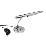 ZENTHLER Klavierlampe Piano Lampe Leuchte Chrom/silber