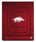 IMAGE OF Arkansas Razorbacks Locker Room Comforter - Twin Bed