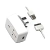 Griffin GA23112 Powerblock Plus USB Charger & Extra Socket with Apple Sync Cable