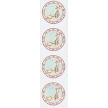 Classic Piglet Stickers (2 Sheets, 8 Stickers) by
