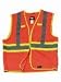 Walls Blaze Orange Ansi II Premium Safety Vest High Visibility