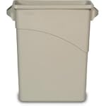 Rubbermaid Beige Slim Jim® Waste Container with Handles, 15 7/8 Gallon (3541BG) Category: Outdoor Trash Cans