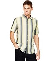 Modal Blend Soft Touch Tonal Striped Shirt