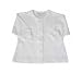 Under the Nile Organic Cotton White Baby Button Down Cardigan NB-3M (NB-3M)