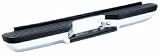 Perfect Match&trade; OE Replacement Rear Bumper Chrome With Black Pads Full Assembly Incl. Face Bar Pads Light Assemblies Brackets Mounting Hardware