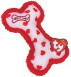 Ty; Bow Wow Beanies; Hearts Bone Dog Toy