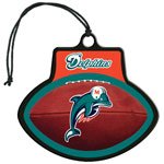 Official NFL Licensed Team Logo Air Freshener Vanilla Scent - Miami Dolphins