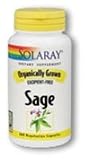 Sage Leaf - 120 Capsules Sage Leaf 3200 Mg Antioxidant Remedy for Menopausal Sweating - Amermed