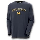 Michigan Wolverines Columbia Long Sleeve T-Shirts - Nagurski Crew