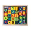 Melissa & Doug Deluxe Wooden 27-Piece Lacing Beads in a Box