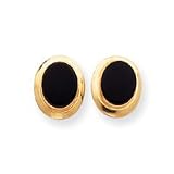 Sardelli - 14k Bezel Framed Onyx Earrings