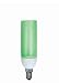 Energiesparlampe DecoPipe gerade 9W E14 140mm 38mm Grün