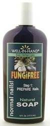 Well-in-Hand Herbals - Prepare/Soap 6 oz - Fungi Free Nail Care