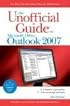 The Unofficial Guide to Outlook 2007 (Unofficial Guides)