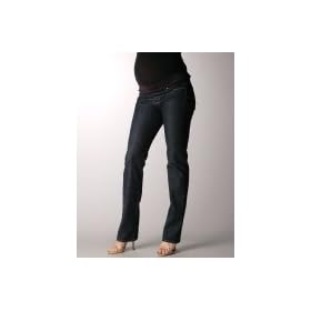 Paige Maternity Jeans : Melrose - Dark Resin Rinse
