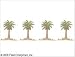 Instant Expressions Decorative Paint Transfer - Palm Tree Accents