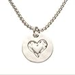 Token Heart Necklace Token Heart Necklace