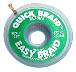 Easy Braid Desoldering Braid, Quick Braid, .075, 10',