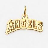 14K Los Angeles Angels Lrg Curved Name Logo Charm