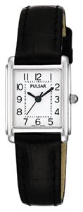 Pulsar Black Leather Strap Ladies Watch - PTC377X1