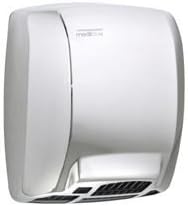 Saniflow M03AC Mediflow Basic Automatic Hand Dryer, Steel One-piece Cover Bright Finish, Maximum Robustness and Vandal-proof, Suitable for Very High Traffic Facilities
