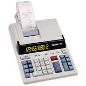 Commercial Calculator, 12 DGT Backlit Display, Left Side Total, Equal Plus Logic VCT1297