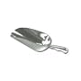 Winco AS-5 5 oz Capacity, 5" Length x 2-3/8" Width, Mirror Finish, Heavy Duty Cast Aluminum Scoop with Contoured Handle