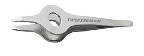 Tweezerman  Wide-Grip Slant Tweezer Silver