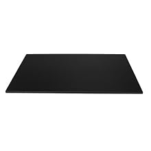 Looped Logic LL7230CRP-B34 Black Phenolic Resin Work Surface, Chemical Resistant, 72" Length x 30" Width