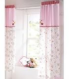 Cherry Blossom Tab Top Curtains & Tie Backs
