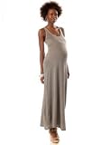 A Pea in the Pod Collection: Velvet Sleeveless Racerback Maternity Maxi Dress