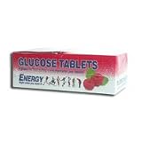 Glucose Tablets Tube Raspberry For Relief From Low Blood Sugar - 10/Pack X 12 Packs