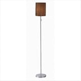 Livlig Floor Lamp in Chrome Finish: Chrome /Coffee
