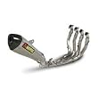 08-09 KAWASAKI ZX10R: AKRAPOVIC EVOLUTION CONICAL FULL SYSTEM EXHAUST - TITANIUM