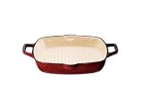 KitchenAid 12-Inch Cast-Iron Square Grill Pan, Garnet