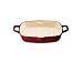 KitchenAid 12-Inch Cast-Iron Square Grill Pan, Garnet